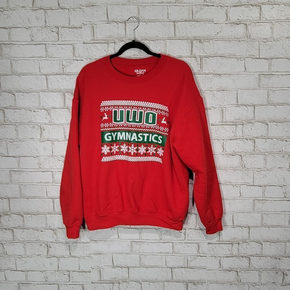 Gymnastics holiday crewneck sweatshirt